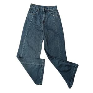 CIDER High waist solid wide leg jeans Size XS